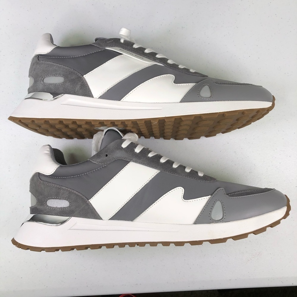 Michael Kors Sneakers Miles Shoes Retro Trainer - Picture 2 of 11